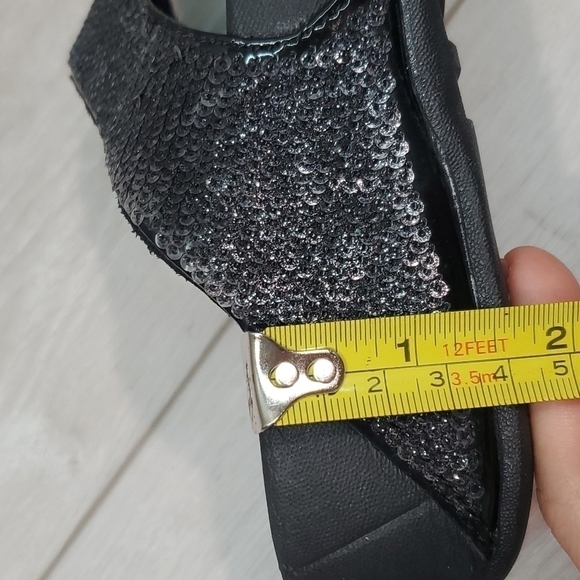 Ftflop Womens Electra Micro Platform Pewter Comfort Sandal shoes sz 7 - Picture 10 of 10